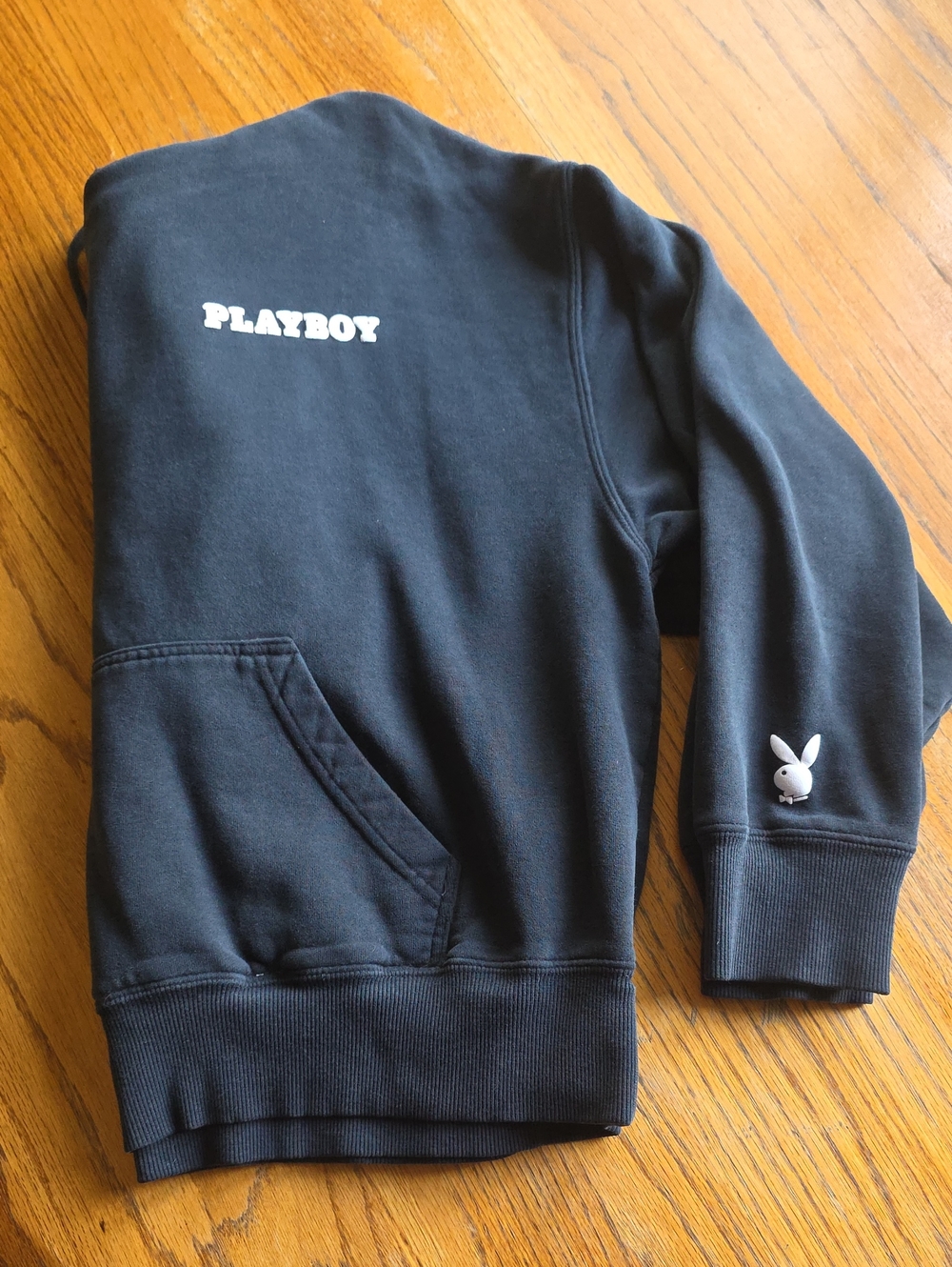 PacSun Black PLAYBOY Logo Pullover Hoodie